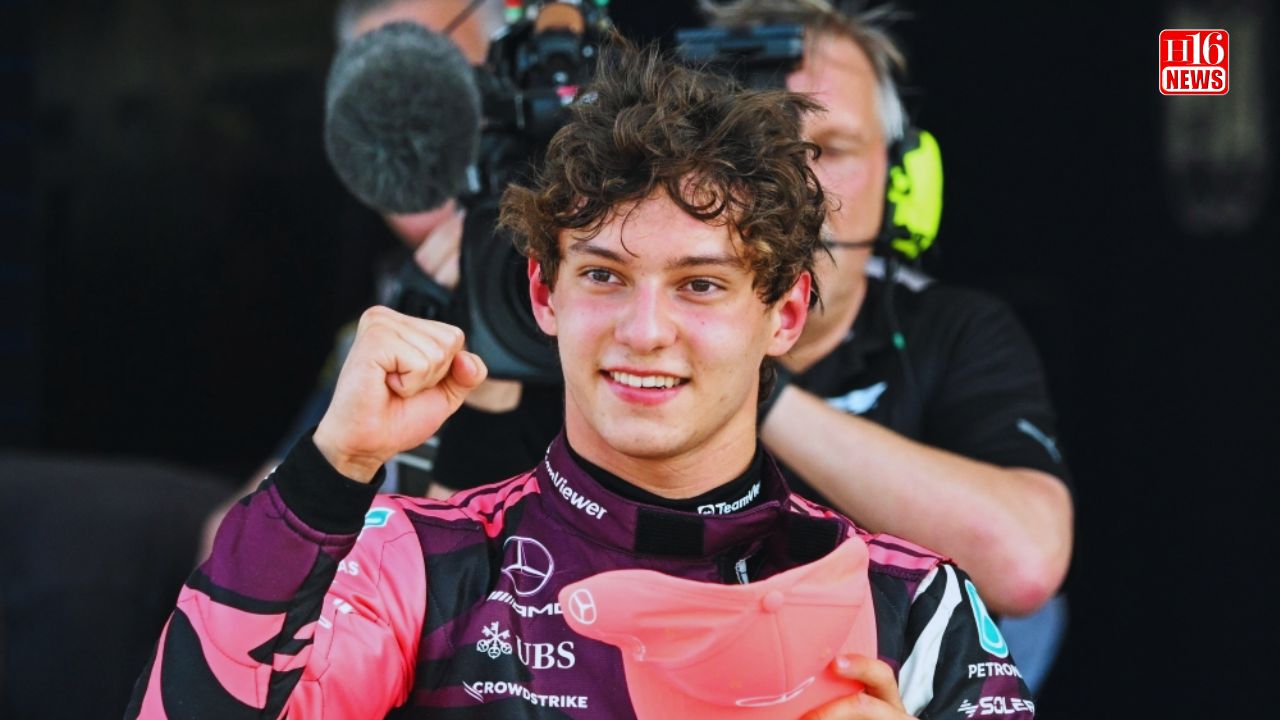 18-year-old rookie Kimi Antonelli youngest racer to take F1 pole